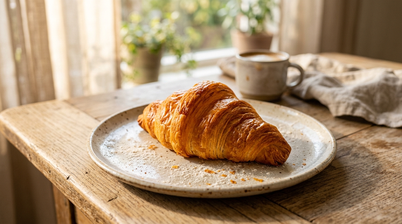 Croissant & Cappuccino Combo